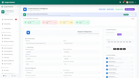 Trustee Decision Intelligence - Multi-agent orchestration dashboard